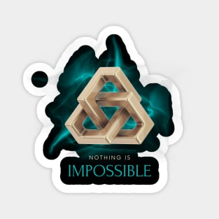 Nothing is impossible! Sticker